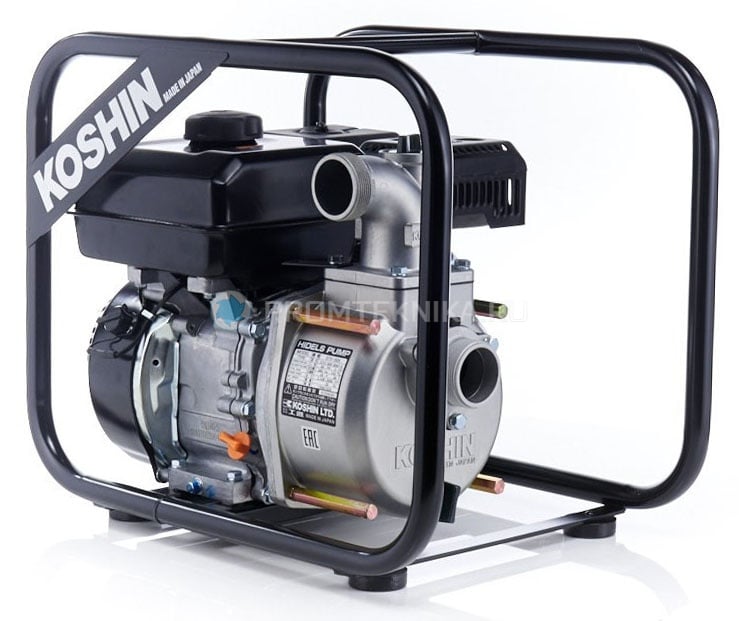 Бензиновая мотопомпа для слабозагрязненных вод Koshin STV-50X