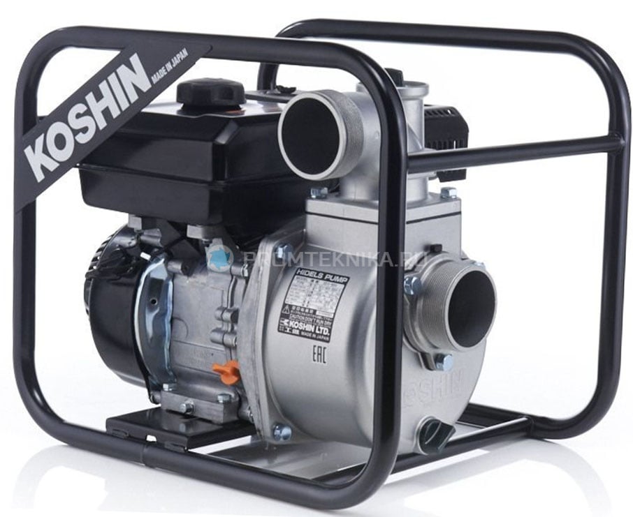 Бензиновая мотопомпа для слабозагрязненных вод Koshin SEV-80X