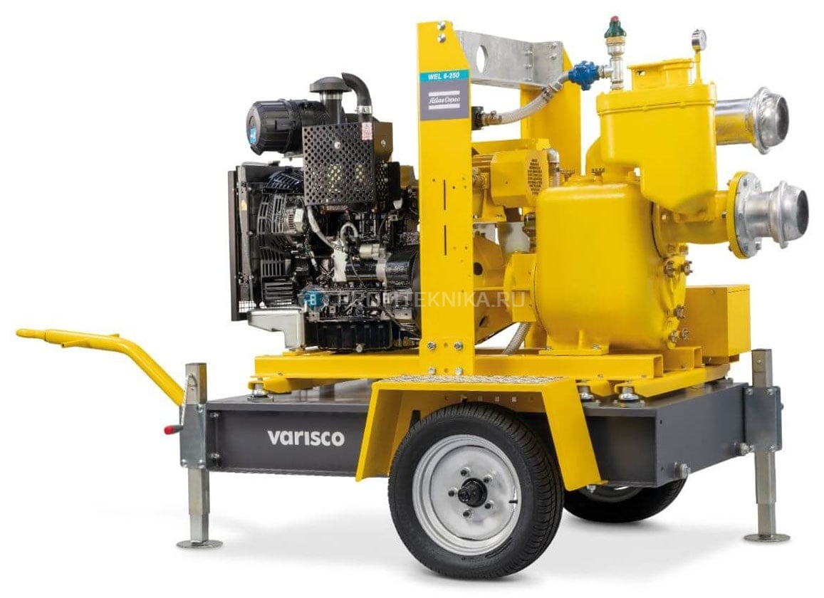 Дизельная установка водопонижения Varisco WEL 6-250 FKL10 ECO G11 V04